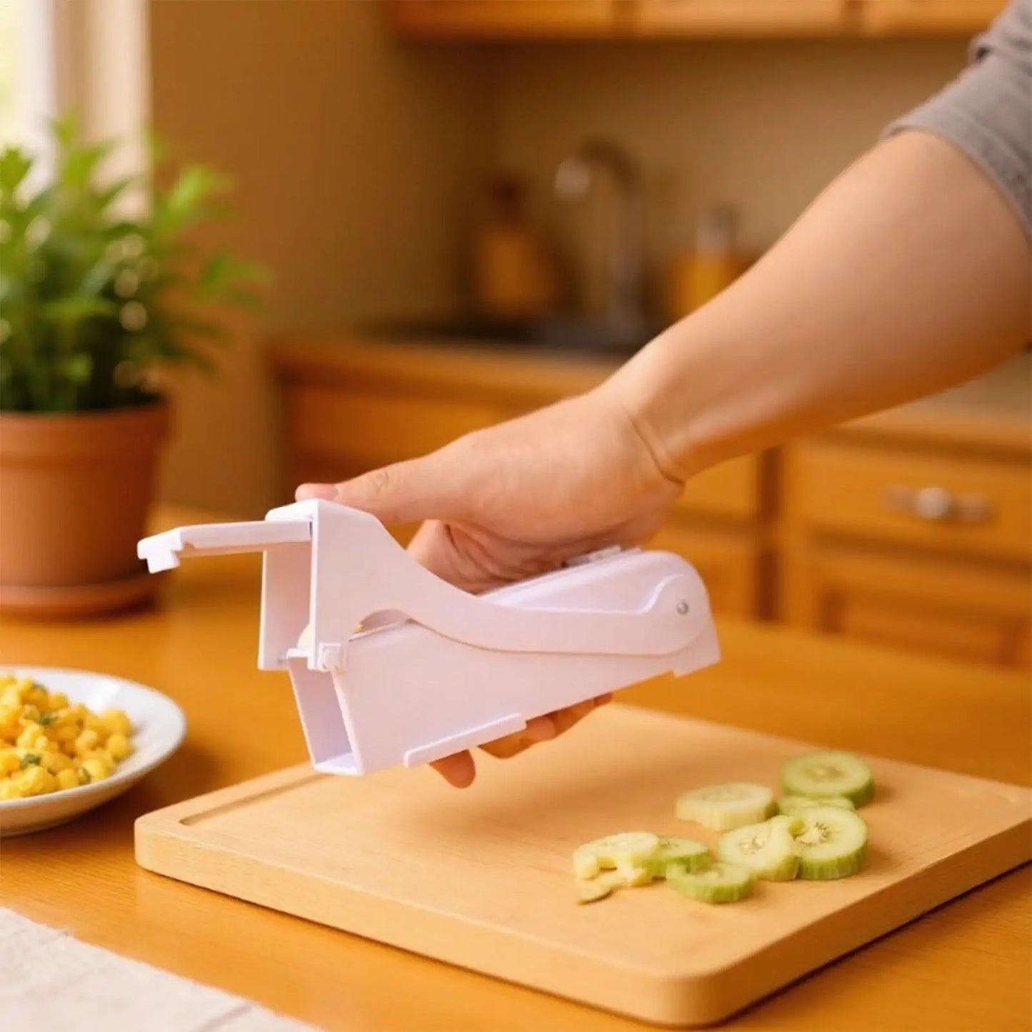 Butter Cutter with Measurement Marks | Stick Butter Slicer & Cheese Splitter