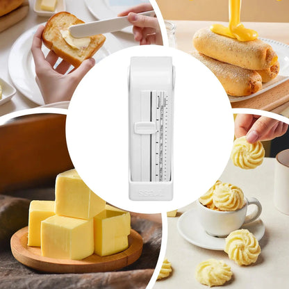 Butter Cutter with Measurement Marks | Stick Butter Slicer & Cheese Splitter