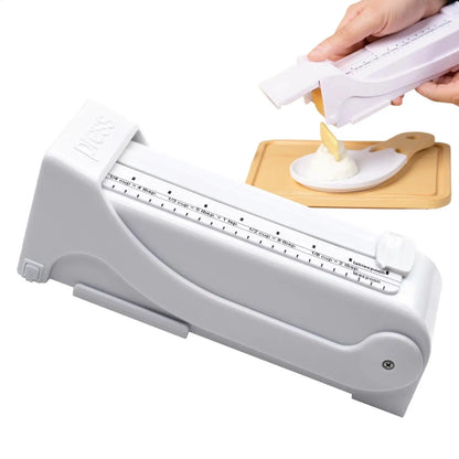 Butter Cutter with Measurement Marks | Stick Butter Slicer & Cheese Splitter