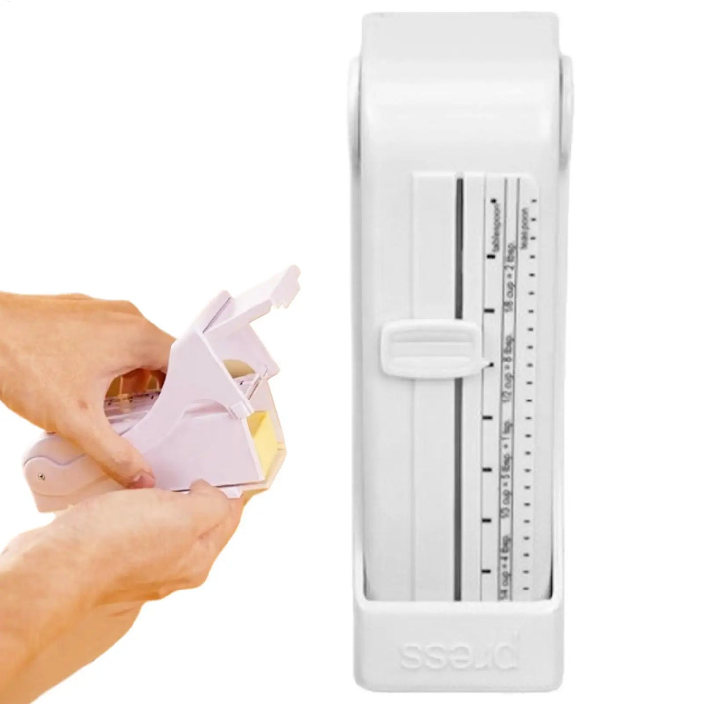 Butter Cutter with Measurement Marks | Stick Butter Slicer & Cheese Splitter